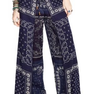 Denim & Supply by Ralph Lauren Bandana Wide-Leg Pant,